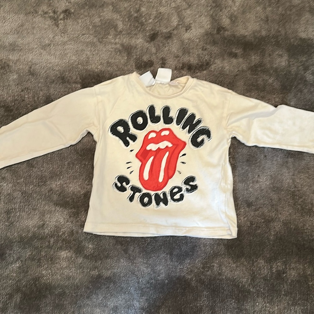 Zara long sleeve Rolling Stones shirt size 18-24M